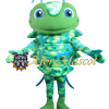 Superb Green Bug Mascot Costume