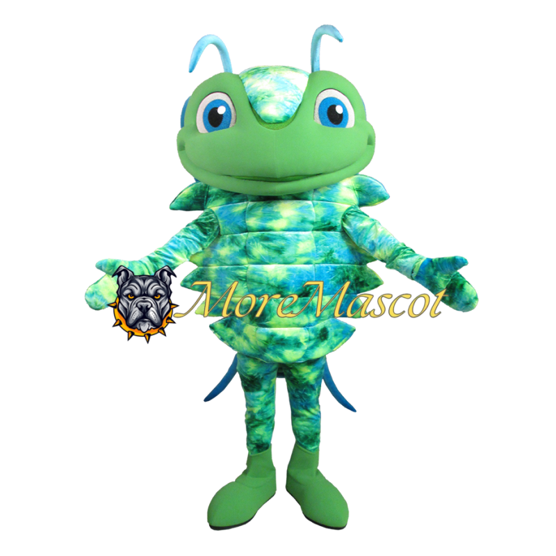 Superb Green Bug Mascot Costume