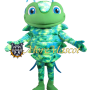 Superb Green Bug Mascot Costume