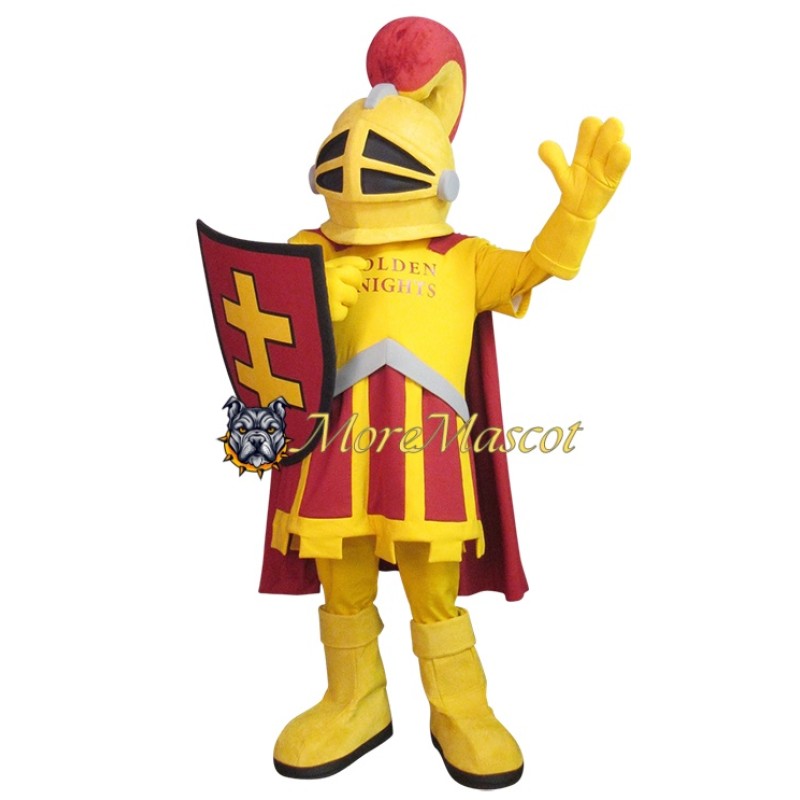 The Golden Knight Mascot Costume