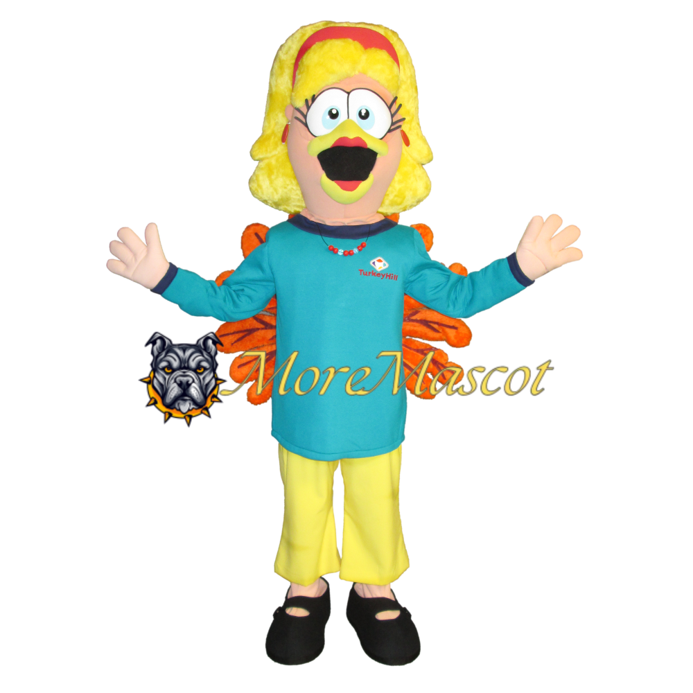 Sexy Turkey Lady Mascot Costume