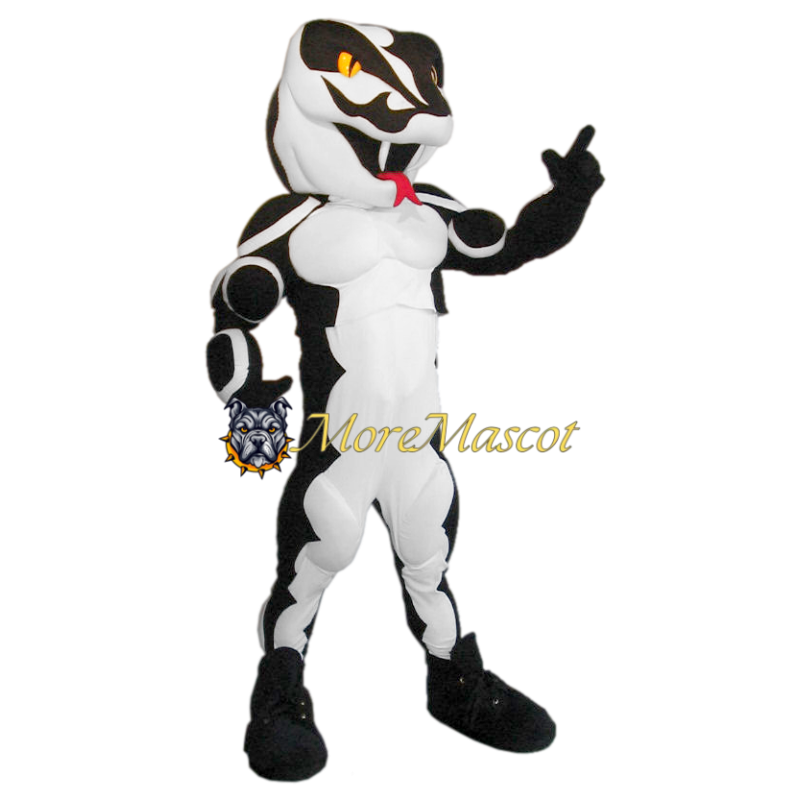 Realistic Muscle Snake Mascot Costume