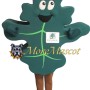 Green Leaf Mascot Costume