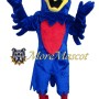 Realistic Blue Eagle Mascot Costume