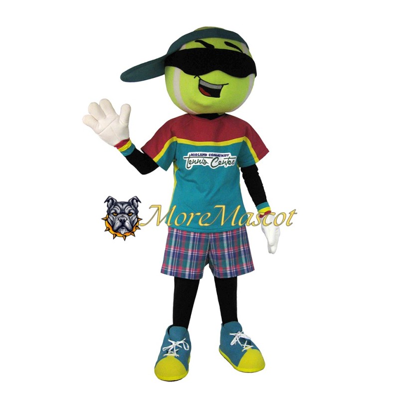 Cool Tennis Man Mascot Costume