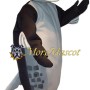 Fierce Gray Fish Mascot Costume