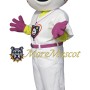 Smiling Baseball Man Mascot Costume