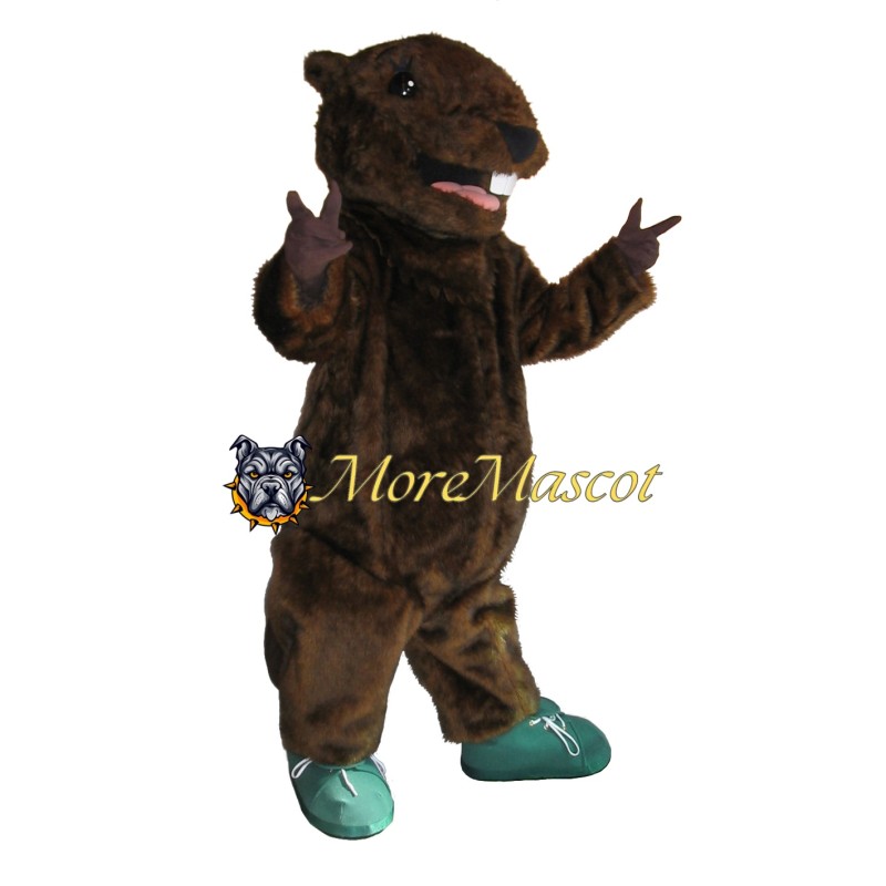 Soft Groundhog Mascot Costume
