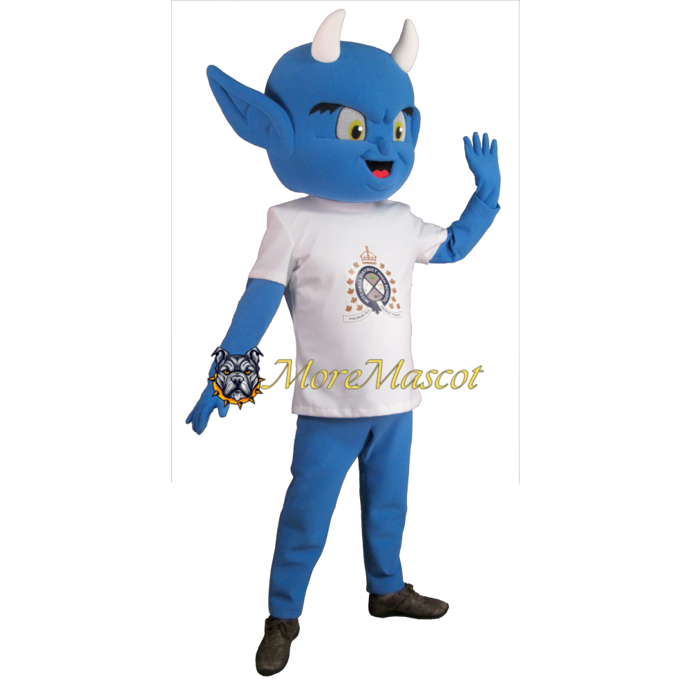 High School Blue Devil Mascot Costume