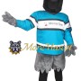Gray Goose Mascot Costume