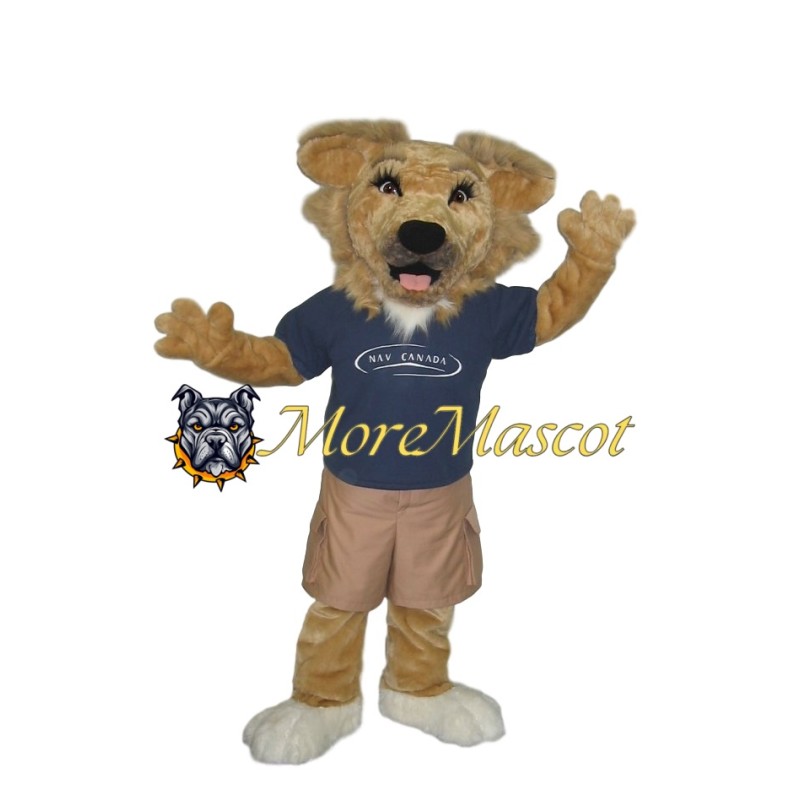 Female Brown Dog Mascot Costume