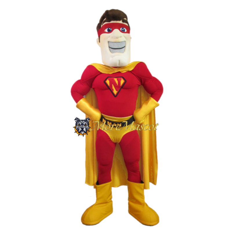 Muscle N Superman Mascot Costume