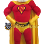 Muscle N Superman Mascot Costume