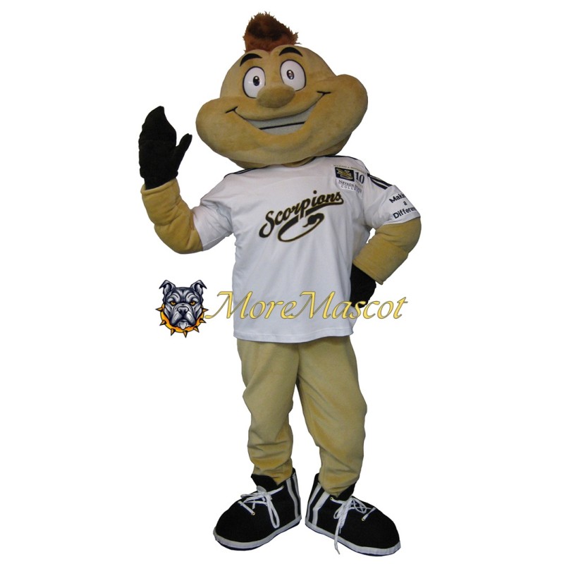 Rock Boy Mascot Costume