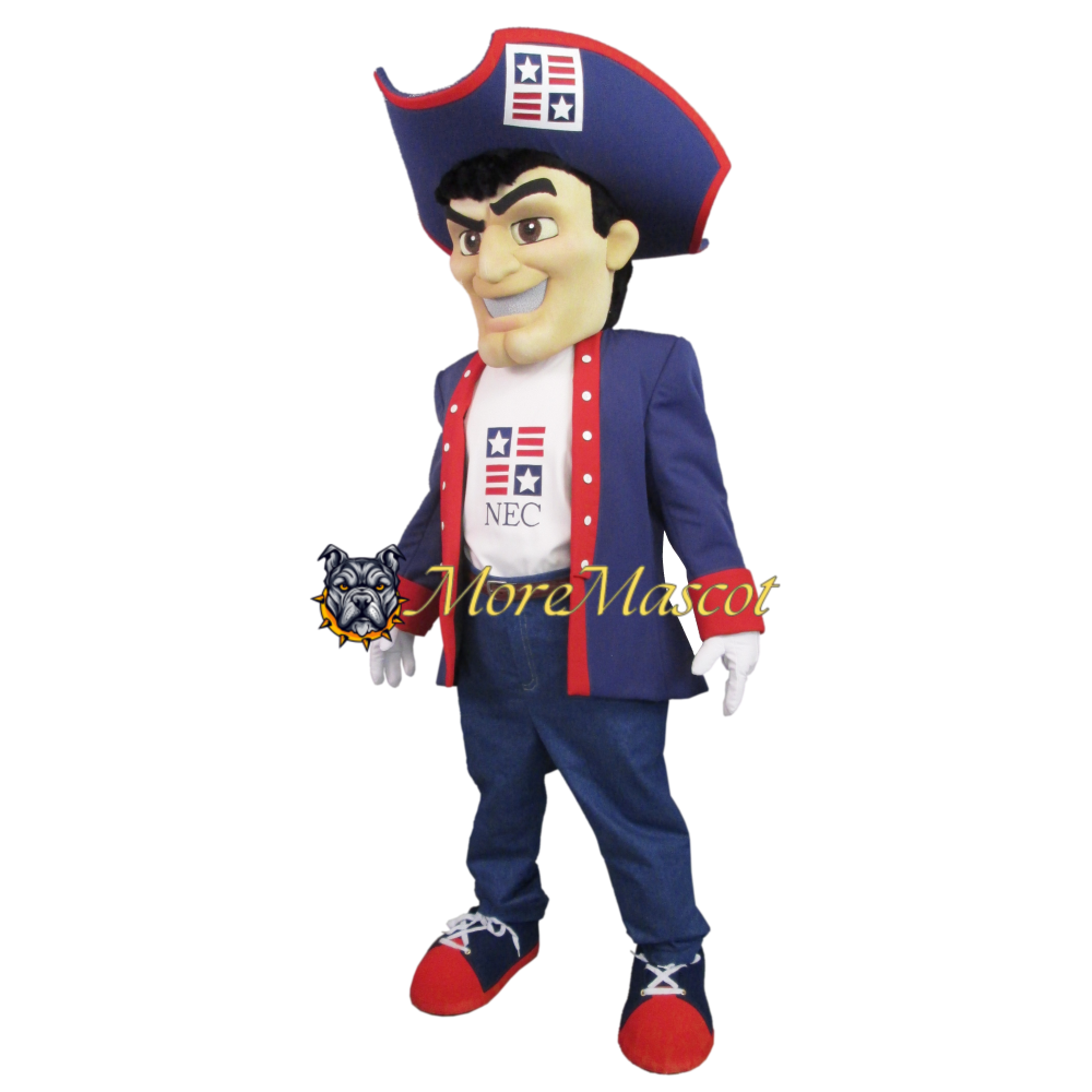 College Patriot Mascot Costume