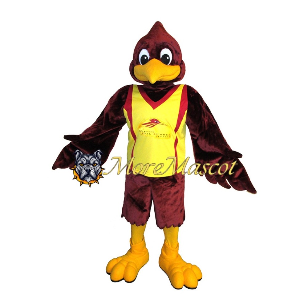 Adult Red Jay Mascot Costume