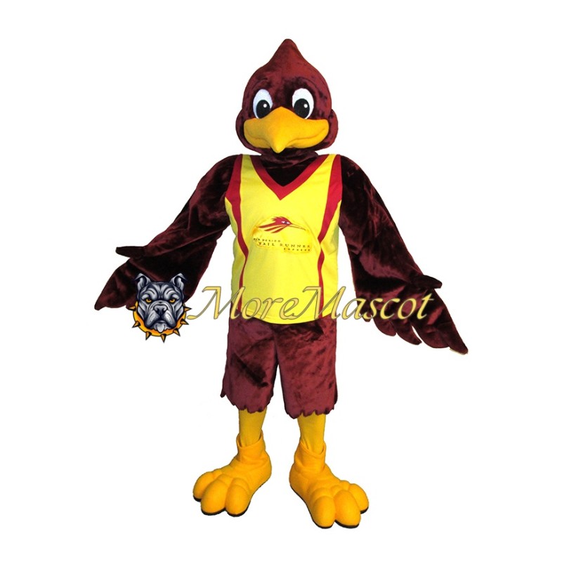 Adult Red Jay Mascot Costume