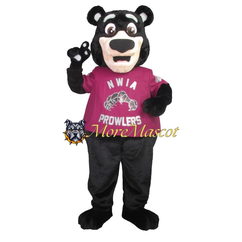 Lovely Black Bear Mascot Costume