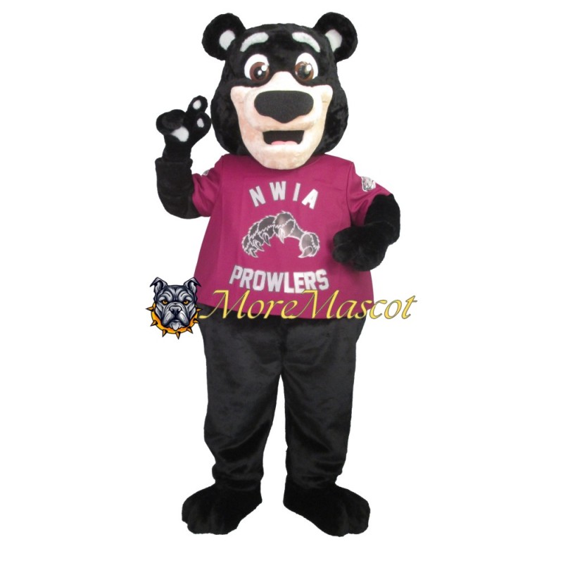 Lovely Black Bear Mascot Costume