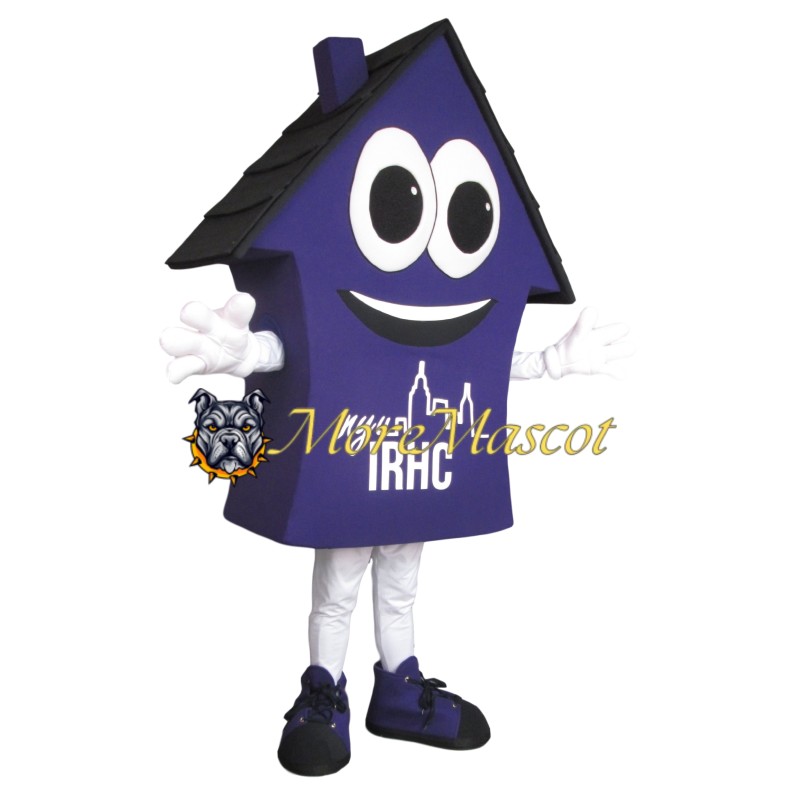 Purple House Mascot Costume