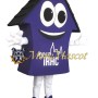 Purple House Mascot Costume