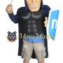 Blue Warrior Adult Mascot Costume