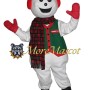 Happy Snowman Mascot Costume