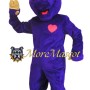 Purple Heart Moose Mascot Costume