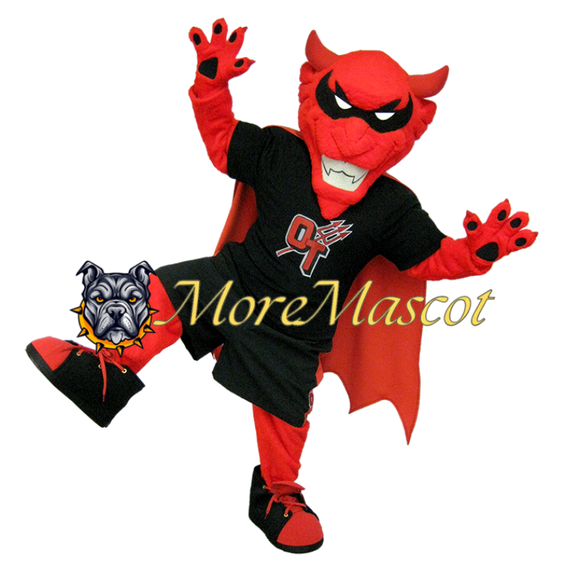 Fierce Red Devil Mascot Costume