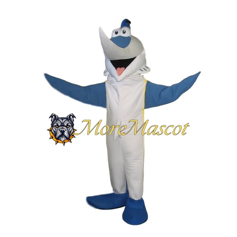 White Fish Mascot Costume