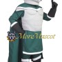 Green Muscle Knight Mascot Costume