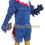 Blue Muscle Falcon Mascot Costume