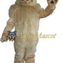 Plush Friendly Dog Mascot Costume