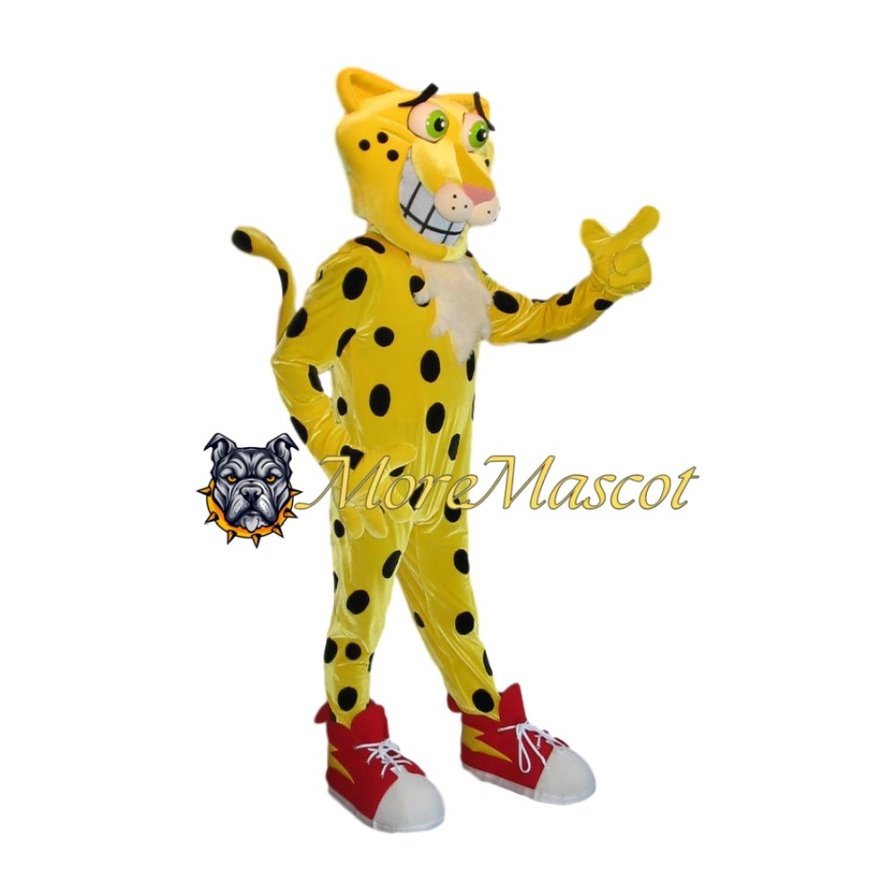 Adult Cheetah Mascot Costume