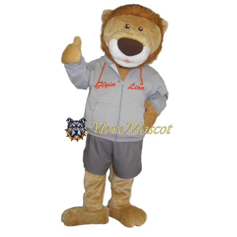 Cute Lion Adult Mascot Costume