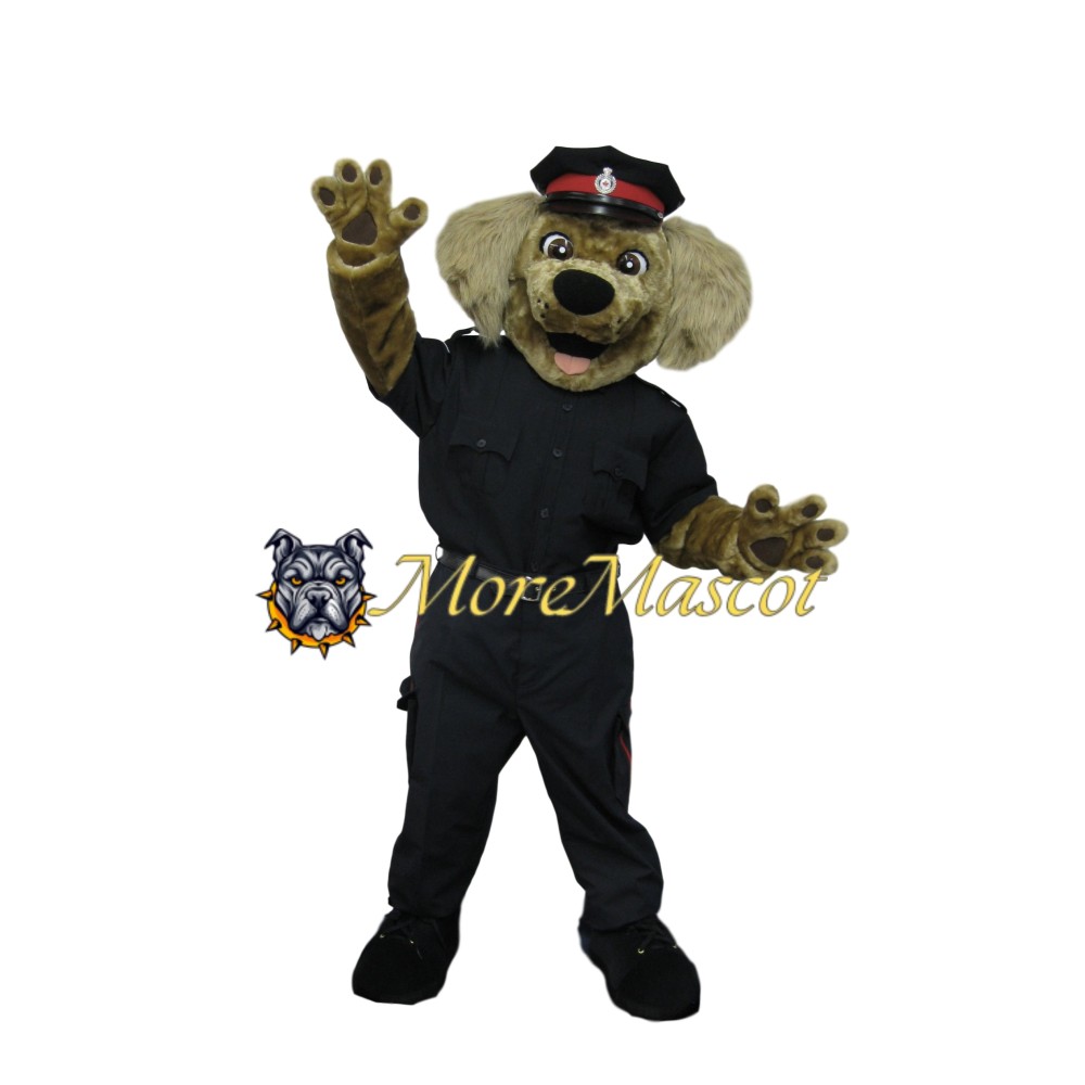 Kind Police Dog Mascot Costume