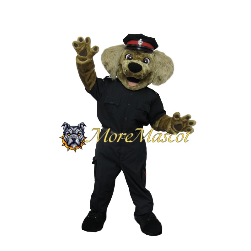 Kind Police Dog Mascot Costume