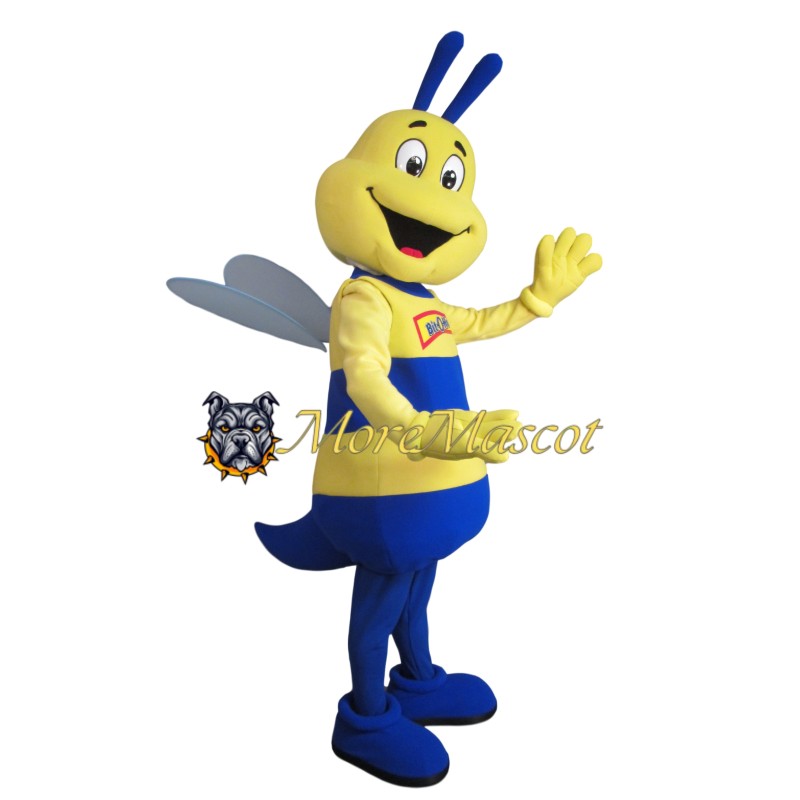 Cute Happy Bee Mascot Costume
