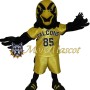 Black Sport Falcon Mascot Costume
