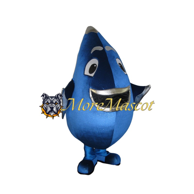 Cartoon Water Droplet Mascot Costume