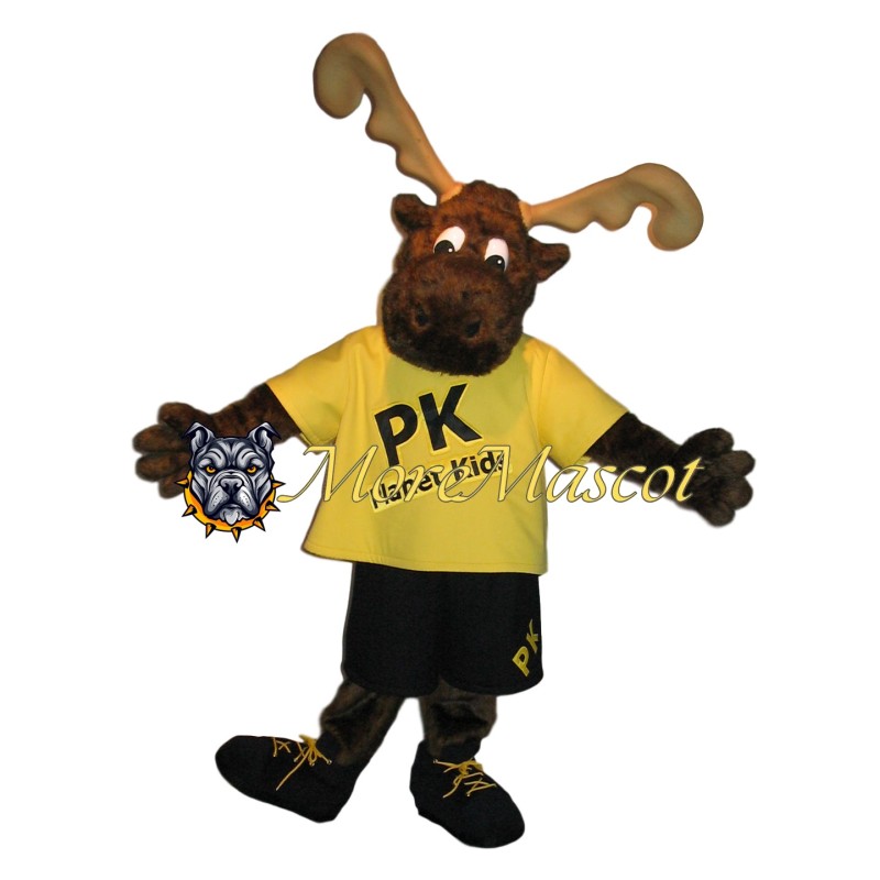 Friendly Soft Deer Mascot Costume