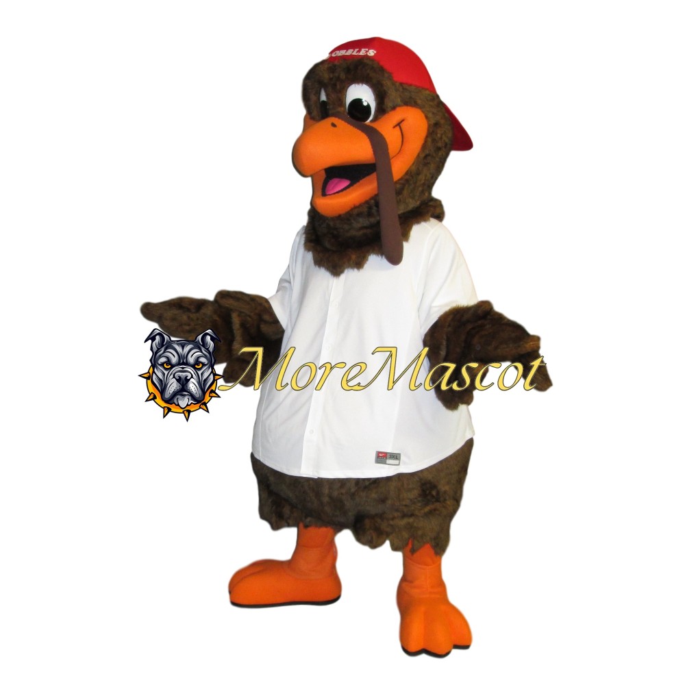Sports Brown Chicken Mascot Costume