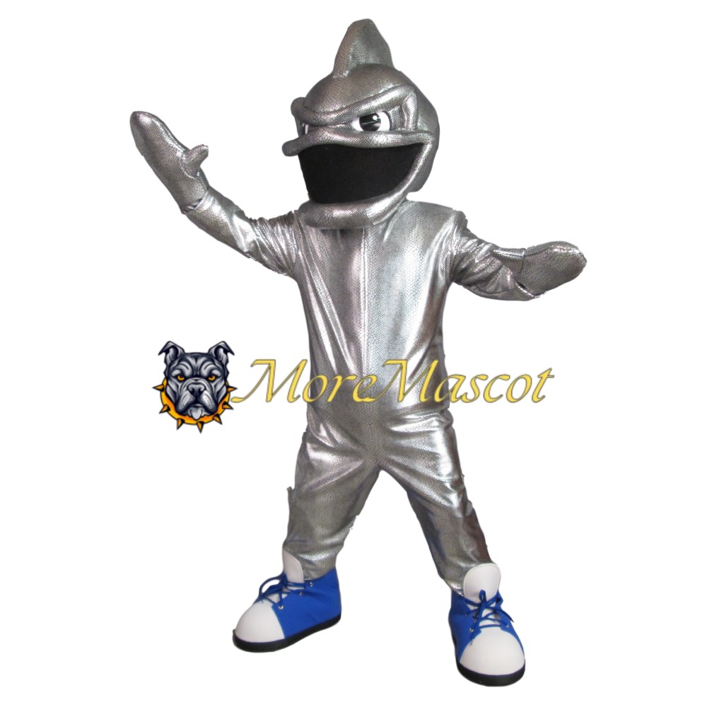 Silver Duck Mascot Costume
