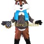 Pilot Fox Mascot Costume
