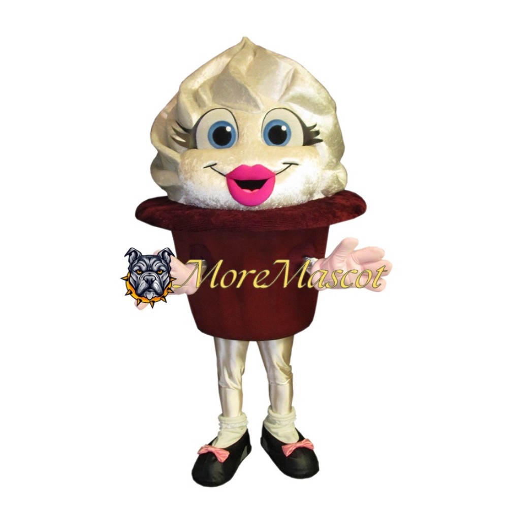 Cute Ice Cream Mascot Costume