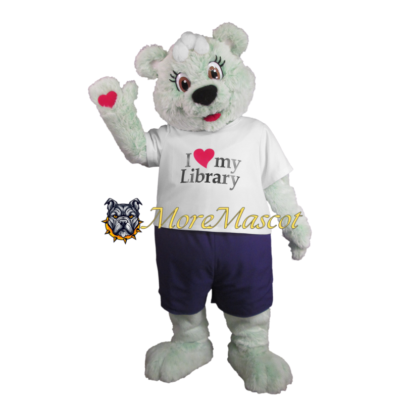 Soft Love Bear Mascot Costume