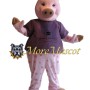 Cute Pink Pig Mascot Costume