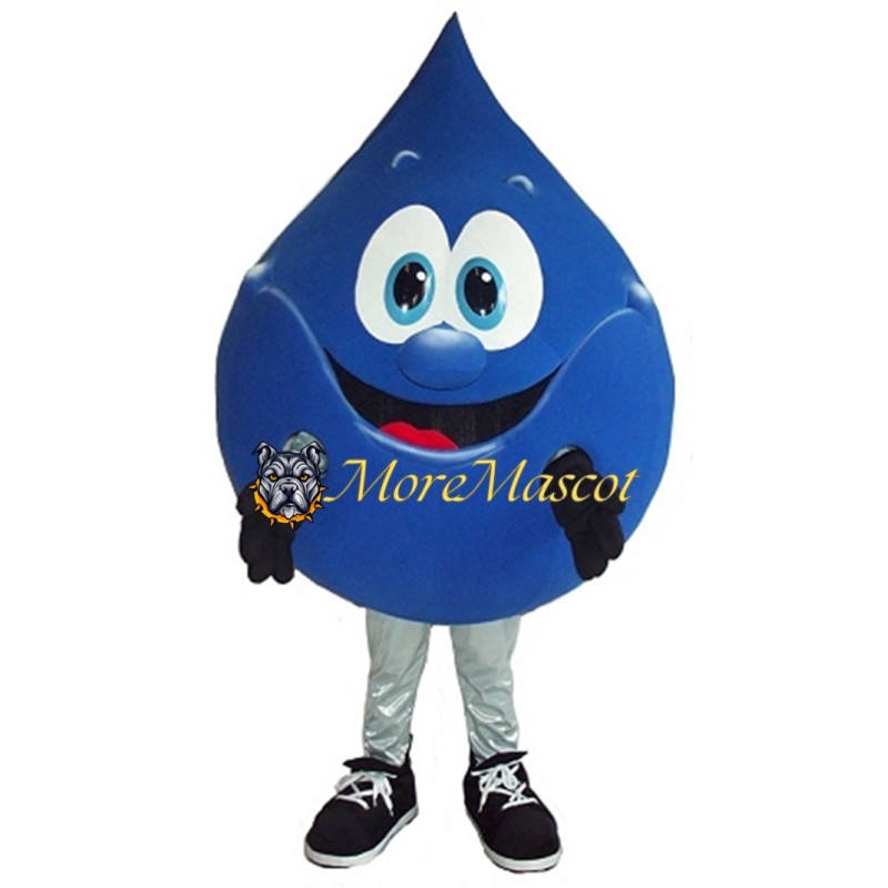 Cute Water Droplet Mascot Costume