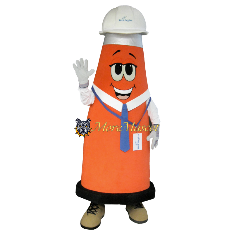 Traffic Cone Mascot Costume