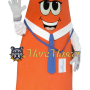 Traffic Cone Mascot Costume